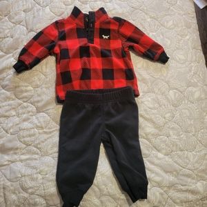Carters 6 month fleece outfit